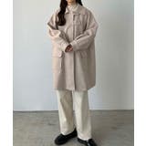 callautia ステンカラーオーバーミドルコート | JUNOAH | 詳細画像15 