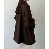 callautia ステンカラーオーバーミドルコート | JUNOAH | 詳細画像17 