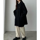 callautia ステンカラーオーバーミドルコート | JUNOAH | 詳細画像2 