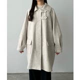 callautia ステンカラーオーバーミドルコート | JUNOAH | 詳細画像6 