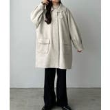 callautia ステンカラーオーバーミドルコート | JUNOAH | 詳細画像7 