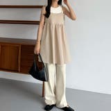 callautia 肩リボンジャガードキャミソール | JUNOAH | 詳細画像14 