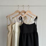 callautia 肩リボンジャガードキャミソール | JUNOAH | 詳細画像15 