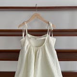 callautia 肩リボンジャガードキャミソール | JUNOAH | 詳細画像16 