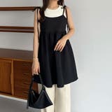 callautia 肩リボンジャガードキャミソール | JUNOAH | 詳細画像4 