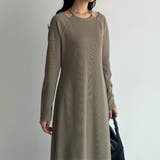 callautia ホルターネックIラインリブワンピース | JUNOAH | 詳細画像7 