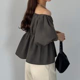 callautia オフショルブラウス | JUNOAH | 詳細画像9 