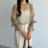 callautia 前後2wayシアーブラウス | JUNOAH | 詳細画像14 