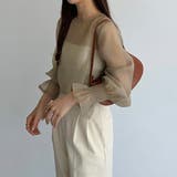 callautia 前後2wayシアーブラウス | JUNOAH | 詳細画像15 