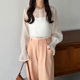 callautia 前後2wayシアーブラウス | JUNOAH | 詳細画像4 