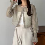 callautia 前後2wayシアーブラウス | JUNOAH | 詳細画像7 