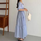 callautia Vネックドロストワンピース | JUNOAH | 詳細画像11 