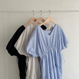 callautia Vネックドロストワンピース | JUNOAH | 詳細画像14 