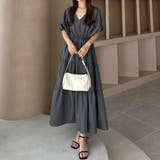 callautia Vネックドロストワンピース | JUNOAH | 詳細画像20 