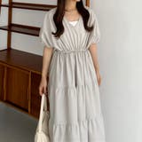 callautia Vネックドロストワンピース | JUNOAH | 詳細画像8 