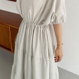 callautia Vネックドロストワンピース | JUNOAH | 詳細画像9 