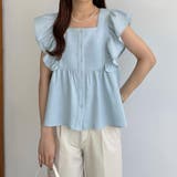 callautia フリルノースリーブブラウス | JUNOAH | 詳細画像18 