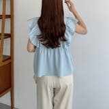 callautia フリルノースリーブブラウス | JUNOAH | 詳細画像19 