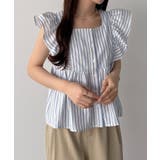 callautia フリルノースリーブブラウス | JUNOAH | 詳細画像22 