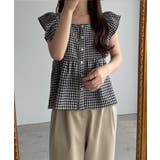 callautia フリルノースリーブブラウス | JUNOAH | 詳細画像30 