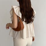 callautia フリルノースリーブブラウス | JUNOAH | 詳細画像7 