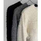 callautia チュールシャギーニット | JUNOAH | 詳細画像14 