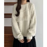 callautia チュールシャギーニット | JUNOAH | 詳細画像2 