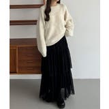 callautia チュールシャギーニット | JUNOAH | 詳細画像3 