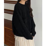 callautia チュールシャギーニット | JUNOAH | 詳細画像7 