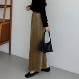 callautia ベロアロングIラインスカート | JUNOAH | 詳細画像6 