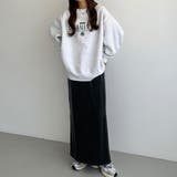 callautia ベロアロングIラインスカート | JUNOAH | 詳細画像9 