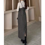 callautia ツイードIラインキャミワンピース | JUNOAH | 詳細画像10 