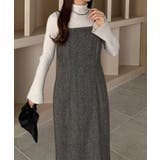 callautia ツイードIラインキャミワンピース | JUNOAH | 詳細画像11 