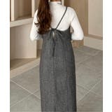 callautia ツイードIラインキャミワンピース | JUNOAH | 詳細画像12 