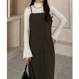 callautia ツイードIラインキャミワンピース | JUNOAH | 詳細画像3 