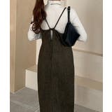 callautia ツイードIラインキャミワンピース | JUNOAH | 詳細画像4 