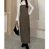 callautia ツイードIラインキャミワンピース | JUNOAH | 詳細画像6 