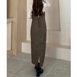 callautia ツイードIラインキャミワンピース | JUNOAH | 詳細画像7 