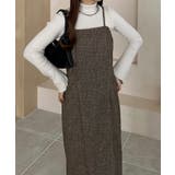 callautia ツイードIラインキャミワンピース | JUNOAH | 詳細画像8 