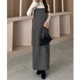 callautia ツイードIラインキャミワンピース | JUNOAH | 詳細画像9 