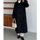 callautia ステンカラーシャギーコート | JUNOAH | 詳細画像1