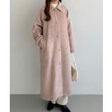 callautia ステンカラーシャギーコート | JUNOAH | 詳細画像10