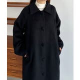 callautia ステンカラーシャギーコート | JUNOAH | 詳細画像4