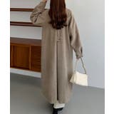 callautia ステンカラーシャギーコート | JUNOAH | 詳細画像6