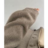 callautia ステンカラーシャギーコート | JUNOAH | 詳細画像8