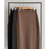 callautia ラメニットペンシルスカート | JUNOAH | 詳細画像17 