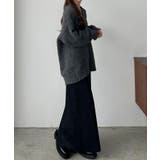 callautia ラメニットペンシルスカート | JUNOAH | 詳細画像5 