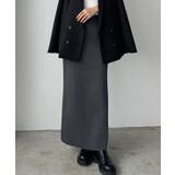 callautia ラメニットペンシルスカート | JUNOAH | 詳細画像8 