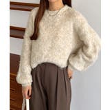 callautia シャギーショートニット | JUNOAH | 詳細画像1 