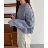 callautia シャギーショートニット | JUNOAH | 詳細画像10 